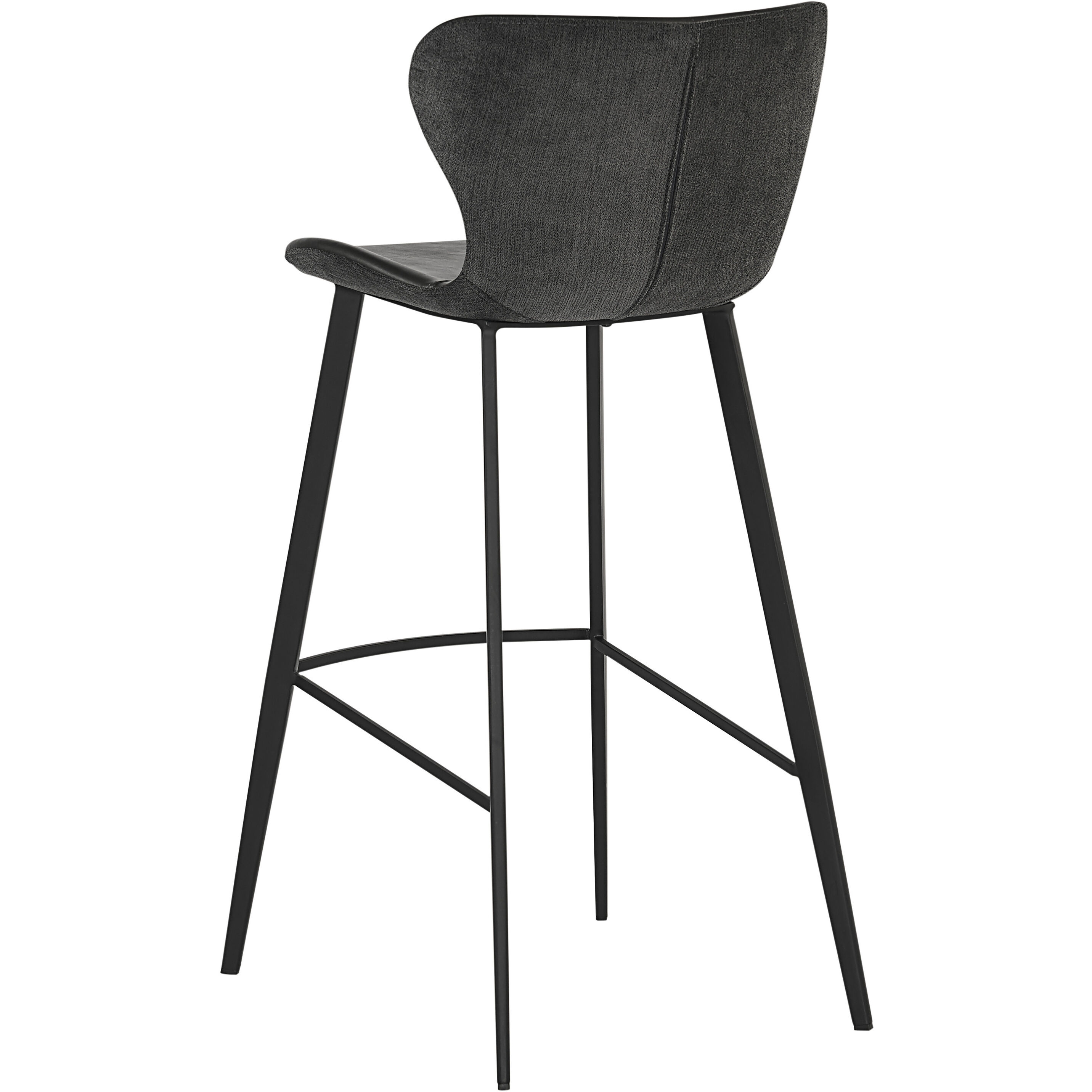 Arabella 40.5 inch Bravo Portabella / Polo Club Kohl Grey Barstool
